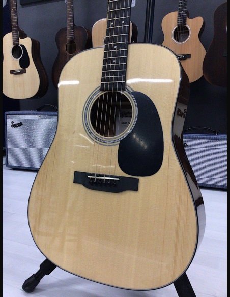 Martin D-12E Sitka/Sapele Gloss Folk Elettrificata w/soft shell