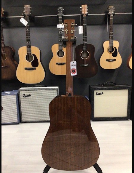 Martin D-12E Sitka/Sapele Gloss Folk Elettrificata w/soft shell