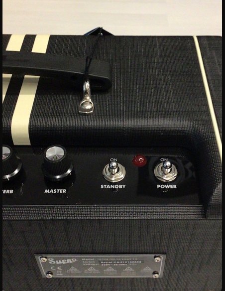 Supro Delta King 10 Tw  Black & Cream Combo Valve Amp
