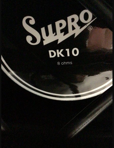 Supro Delta King 10 Tw  Black & Cream Combo Valve Amp