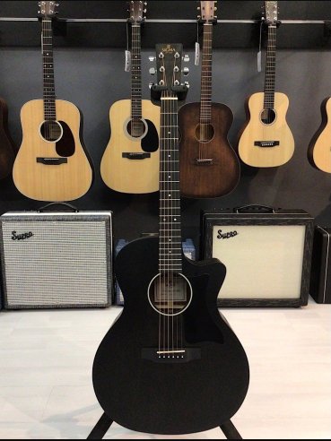 Sigmaguitars GMC-STE BKB Serie ST OM Blakburst Cutaway