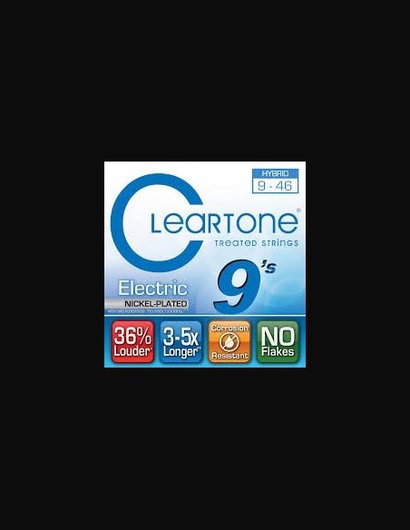 Cleartone 9419 Nichel Plated 009-046 Muta Corde Chitarra Elettrica
