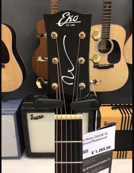 Eko Wow D800E Sr Spruce/Rosewood