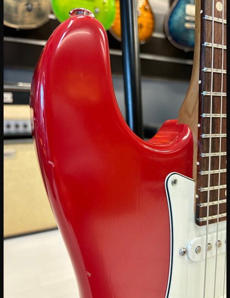 Suhr Custom Limited Edition Classic S Antique Roasted Rosewood HSS Fiesta Red Chitarra Elettrica