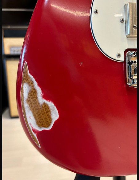 Suhr Custom Limited Edition Classic S Antique Roasted Rosewood HSS Fiesta Red Chitarra Elettrica