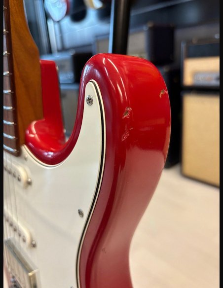 Suhr Custom Limited Edition Classic S Antique Roasted Rosewood HSS Fiesta Red Chitarra Elettrica