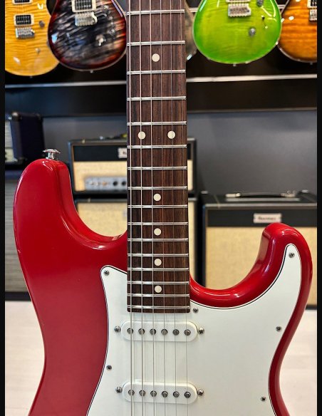 Suhr Custom Limited Edition Classic S Antique Roasted Rosewood HSS Fiesta Red Chitarra Elettrica