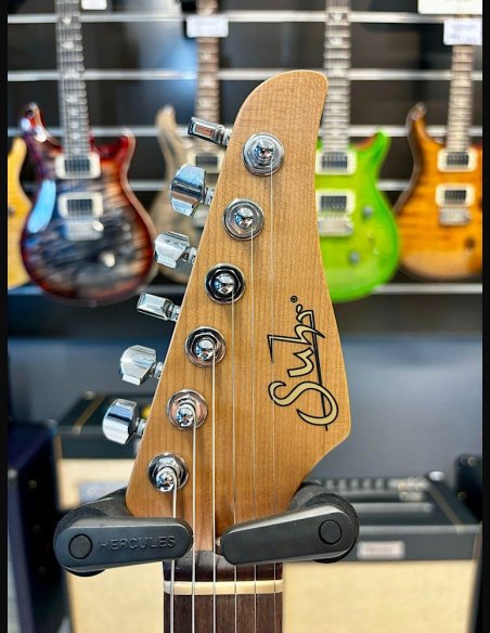 Suhr Custom Limited Edition Classic S Antique Roasted Rosewood HSS Fiesta Red Chitarra Elettrica