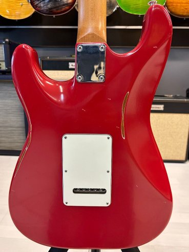 Suhr Custom Limited Edition Classic S Antique Roasted Rosewood HSS Fiesta Red Chitarra Elettrica