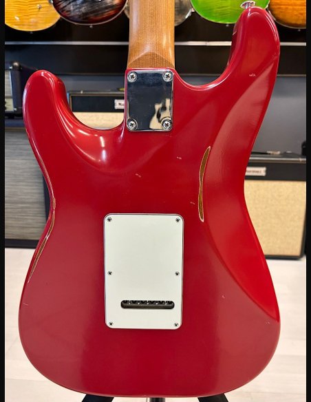 Suhr Custom Limited Edition Classic S Antique Roasted Rosewood HSS Fiesta Red Chitarra Elettrica