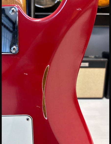 Suhr Custom Limited Edition Classic S Antique Roasted Rosewood HSS Fiesta Red Chitarra Elettrica