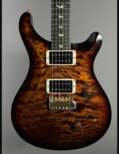 PRS Custom 24 10 Top ZW Wood Library Map Neck