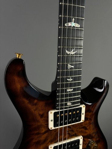 PRS Custom 24 10 Top ZW Wood Library Map Neck