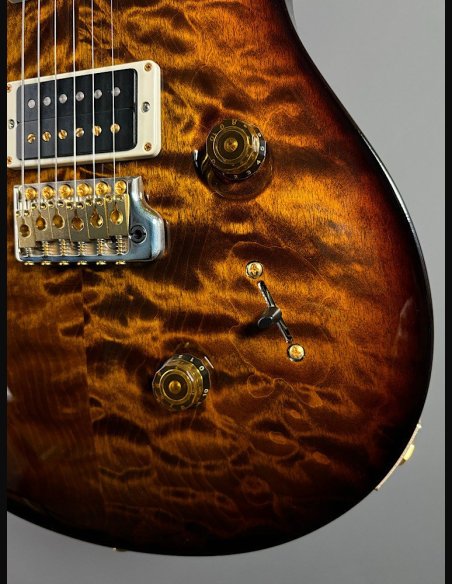 PRS Custom 24 10 Top ZW Wood Library Map Neck