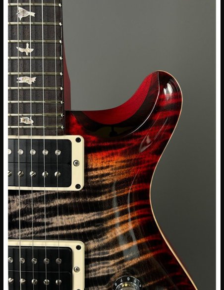 PRS Custom 24-08 85/15 Thin Charcoal Cherry Burst