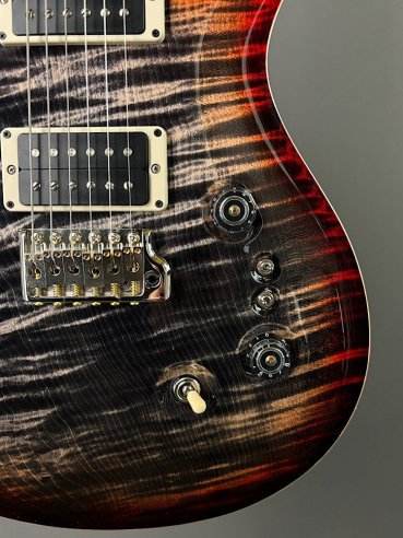 PRS Custom 24-08 85/15 Thin Charcoal Cherry Burst