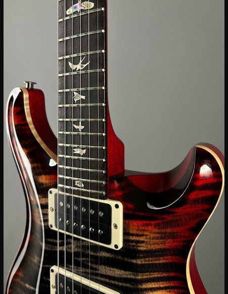 PRS Custom 24-08 85/15 Thin Charcoal Cherry Burst