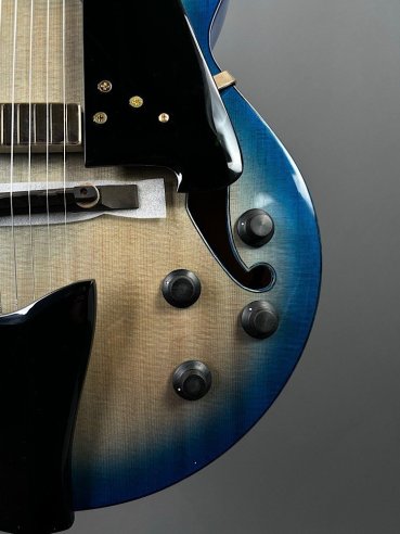 Ibanez AFC155 -JBB Jet Blue Burst Chitarra Semiacustica