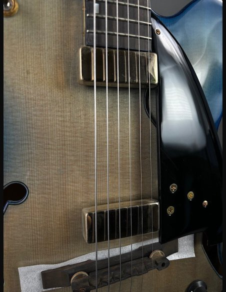 Ibanez AFC155 -JBB Jet Blue Burst Chitarra Semiacustica