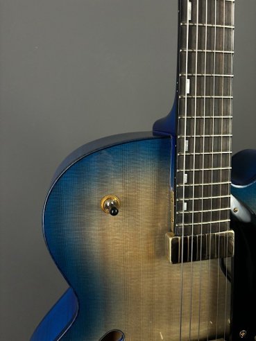 Ibanez AFC155 -JBB Jet Blue Burst Chitarra Semiacustica