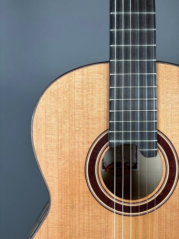 Prudencio Saez Muixeranga C Top Cedro Fasce/Fondo Ebano Bianco Chitarra Classica