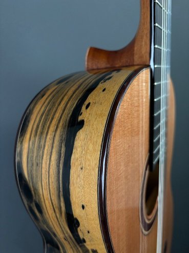 Prudencio Saez Muixeranga C Top Cedro Fasce/Fondo Ebano Bianco Chitarra Classica