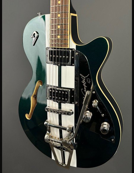 Duesenberg Signature Series Mike Campbell 40 Catalina Green/White  c/dtvcase