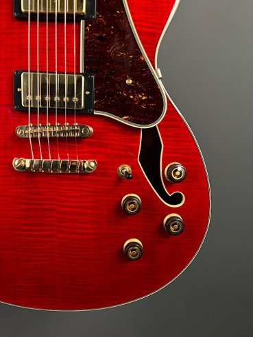 Ibanez AS93FM-TCD Trasparet Red Chitarra Semiacustica
