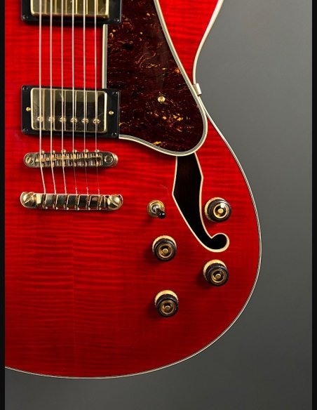 Ibanez AS93FM-TCD Trasparet Red Chitarra Semiacustica