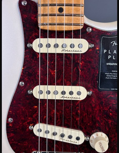 Fender Player Plus Stratocaster Olympic White w/bag