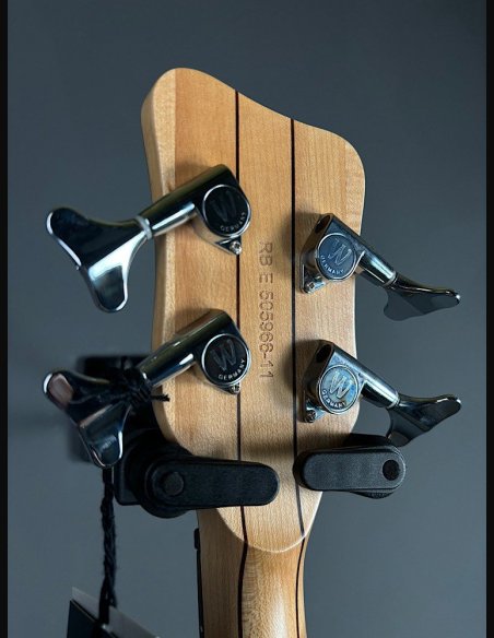 Warwick Rockbass Streamer Standard 2HB Black OMC Chorme Left 4 Corde