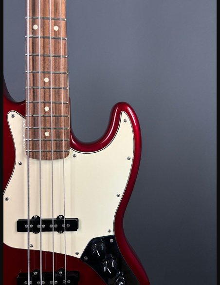 Fender Standard Jazz Bass Rosewood Fingerboard Candy Apple Red