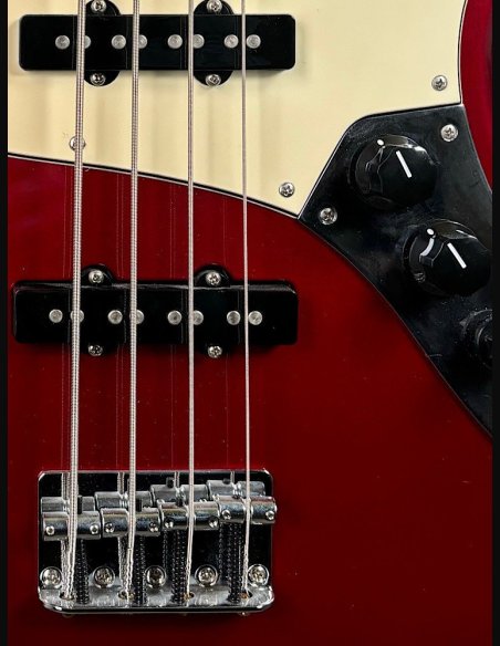 Fender Standard Jazz Bass Rosewood Fingerboard Candy Apple Red