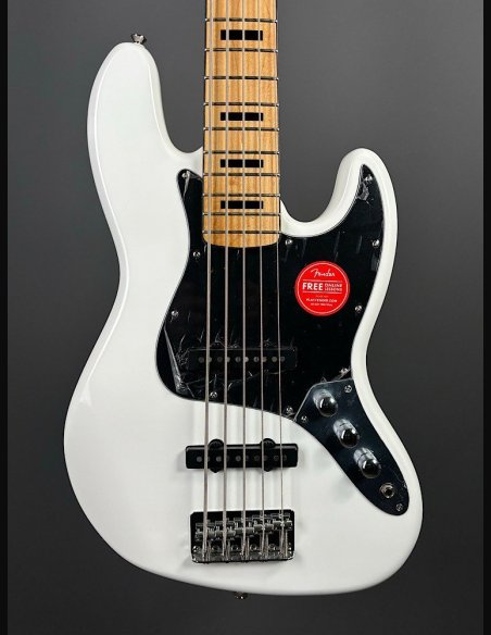 Squier Vintage Modified '70 Jazz Bass Olympic White 5 Corde