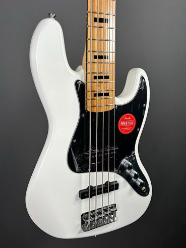 Squier Vintage Modified '70 Jazz Bass Olympic White 5 Corde