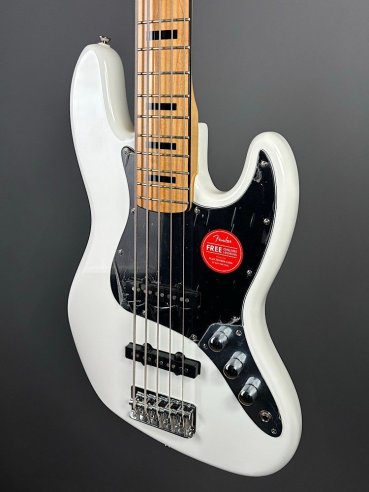 Squier Vintage Modified '70 Jazz Bass Olympic White 5 Corde
