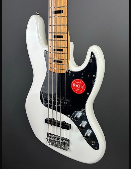 Squier Vintage Modified '70 Jazz Bass Olympic White 5 Corde