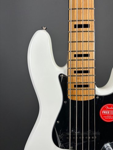 Squier Vintage Modified '70 Jazz Bass Olympic White 5 Corde