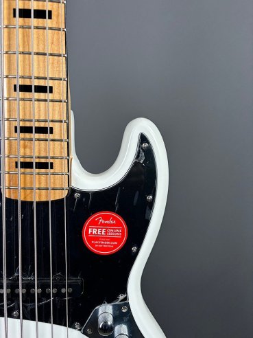 Squier Vintage Modified '70 Jazz Bass Olympic White 5 Corde