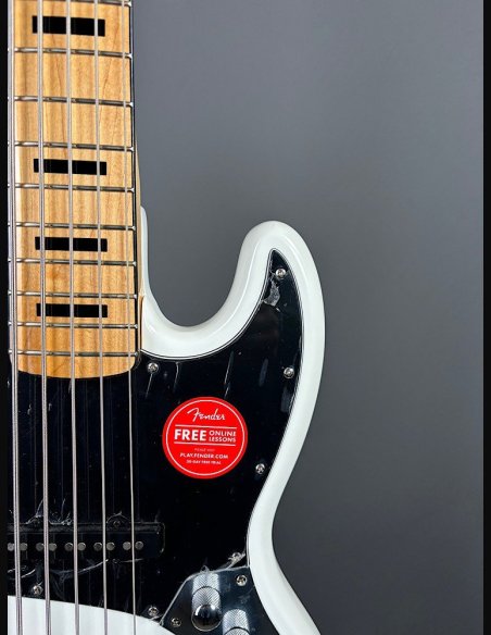 Squier Vintage Modified '70 Jazz Bass Olympic White 5 Corde