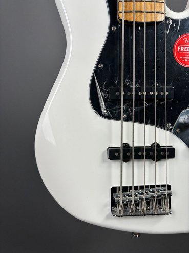Squier Vintage Modified '70 Jazz Bass Olympic White 5 Corde