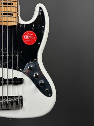 Squier Vintage Modified '70 Jazz Bass Olympic White 5 Corde