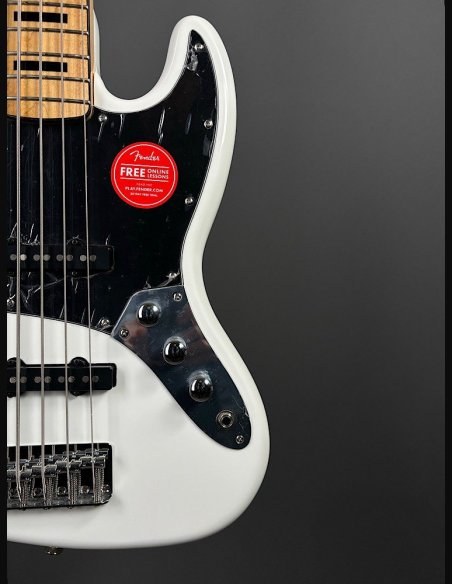 Squier Vintage Modified '70 Jazz Bass Olympic White 5 Corde