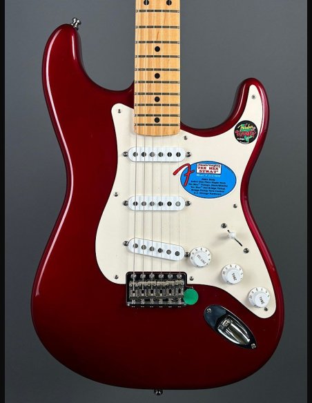 Fender Stratocaster J. Vaughan Tex Mex Candy Apple Red