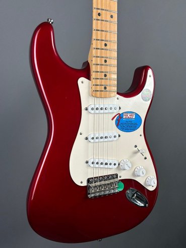 Fender Stratocaster J. Vaughan Tex Mex Candy Apple Red