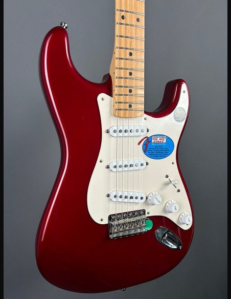 Fender Stratocaster J. Vaughan Tex Mex Candy Apple Red
