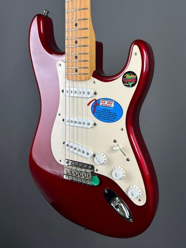 Fender Stratocaster J. Vaughan Tex Mex Candy Apple Red