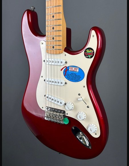 Fender Stratocaster J. Vaughan Tex Mex Candy Apple Red