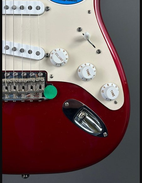 Fender Stratocaster J. Vaughan Tex Mex Candy Apple Red