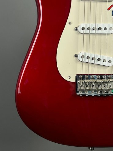 Fender Stratocaster J. Vaughan Tex Mex Candy Apple Red